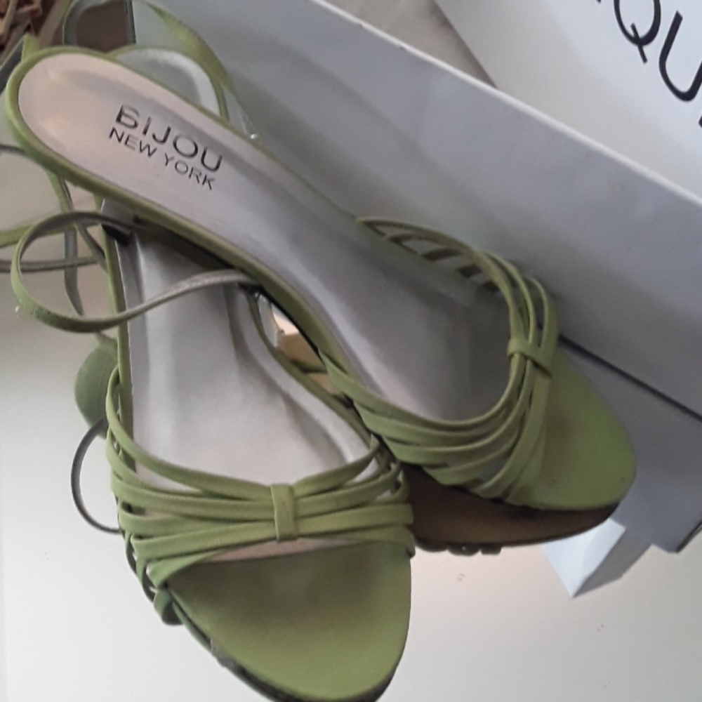 Mint Green Sandals - Picture 5 of 9